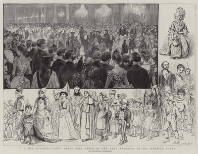 A May Juvenile Fancy Dress Ball Given by the Lady Mayoress at the Mansion House by Charles J. Staniland